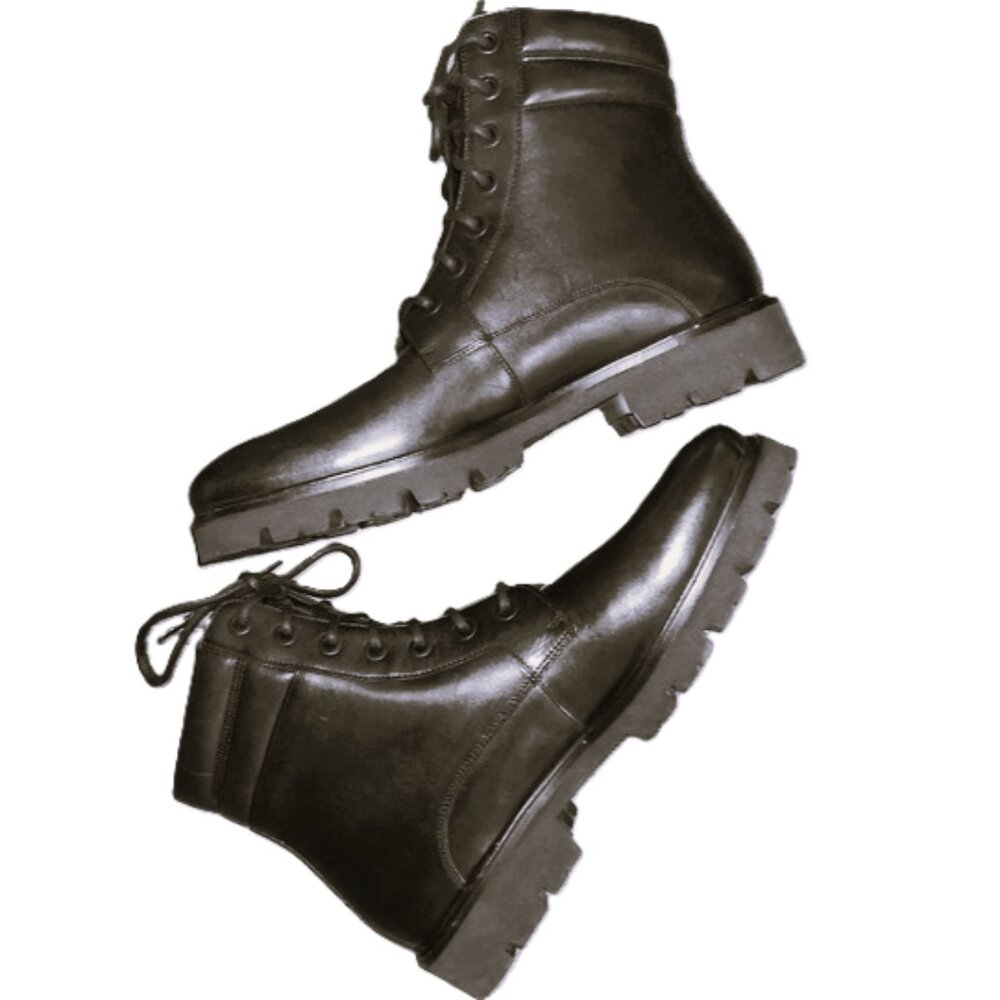 KENNETH COLE NY BLACK "RAYAN" LEATHER BOOT. MEN'S SIZE 11M US.
